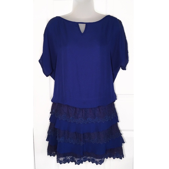 Dresses & Skirts - Blue Blouson Dress